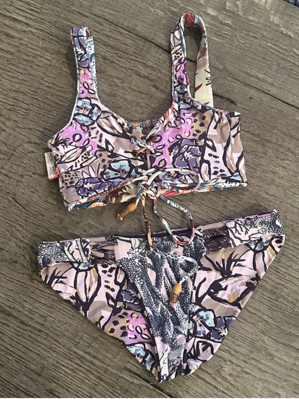 🍹(SET) Maaji Go Cococabana Reversible Bikini- Small.